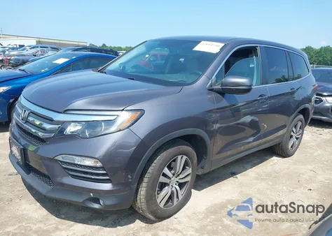 2018 Honda Pilot Ex-L from USA, damaged, VIN 5FNYF6H56JB066740